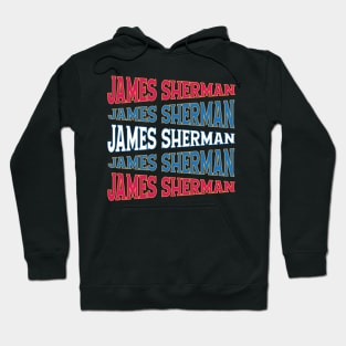 TEXT ART USA JAMES SHERMAN Hoodie